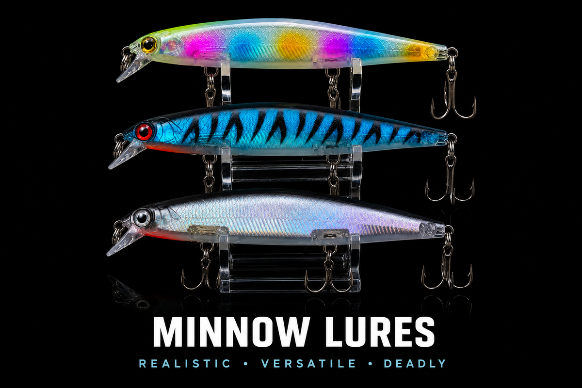 Hard minnow lures