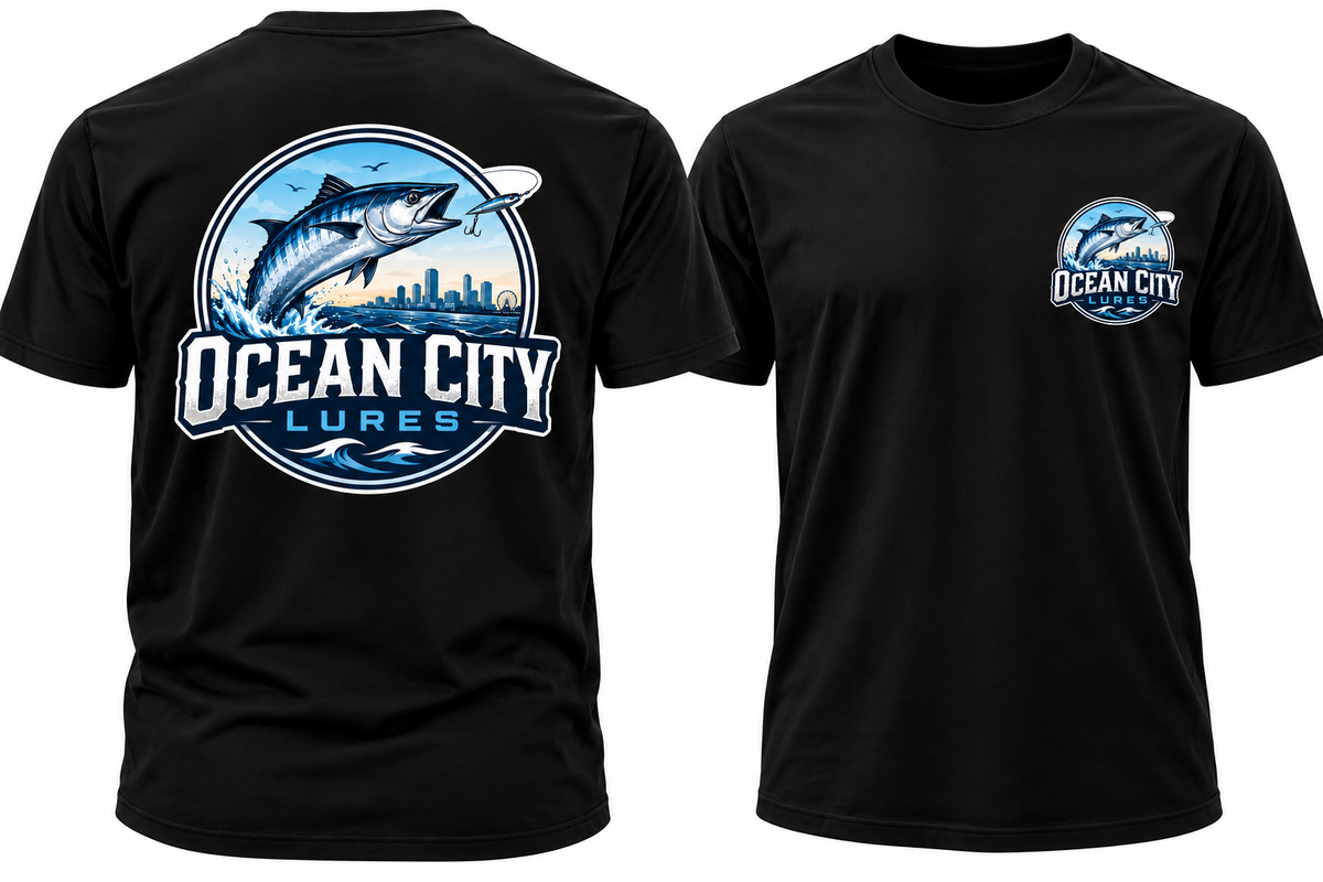 Ocean city lures T-shirt